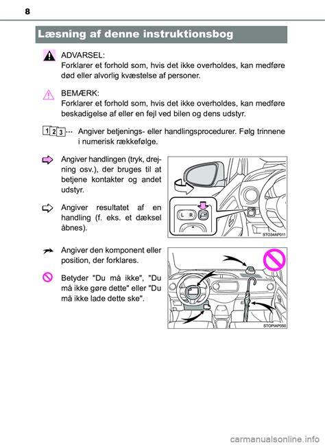 2017 Toyota Yaris Hybrid Instruktionsbog Danish Manual and Wiring Diagram