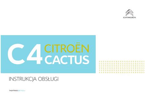 2018 Citron C4 Cactus Instrukcja Obslugi Polish Manual and Wiring Diagram
