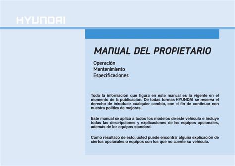 2018 Hyundai I30 Manual Del Propietario Spanish Manual and Wiring Diagram