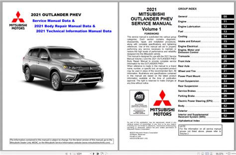 2018 Mitsubishi Outlander Phev Owner S Handbook Manual and Wiring Diagram