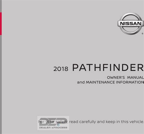 2018 Nissan Pathfinder Owner Manual Manual and Wiring Diagram