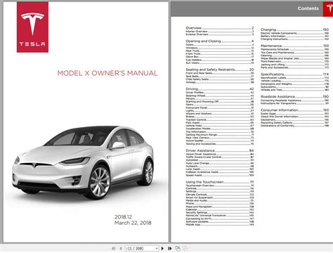 2018 Tesla Model X French Manual and Wiring Diagram