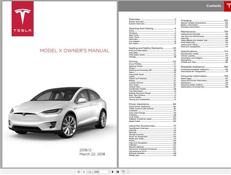 2018 Tesla Model X Traditional Manual and Wiring Diagram