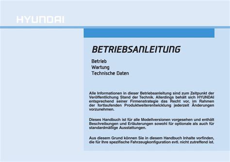 2019 Hyundai Kona EV Betriebsanleitung German Manual and Wiring Diagram