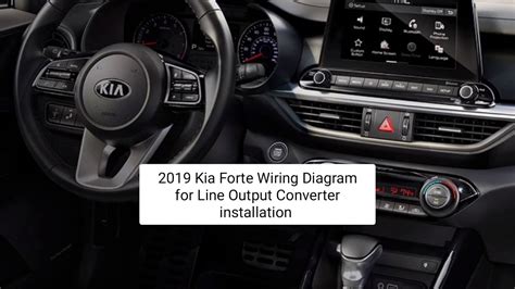 2019 Kia Forte Manual and Wiring Diagram