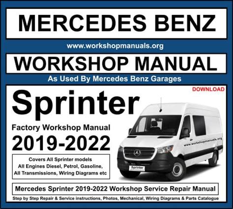 2019 Mercedes Sprinter Operators Manual Manual and Wiring Diagram