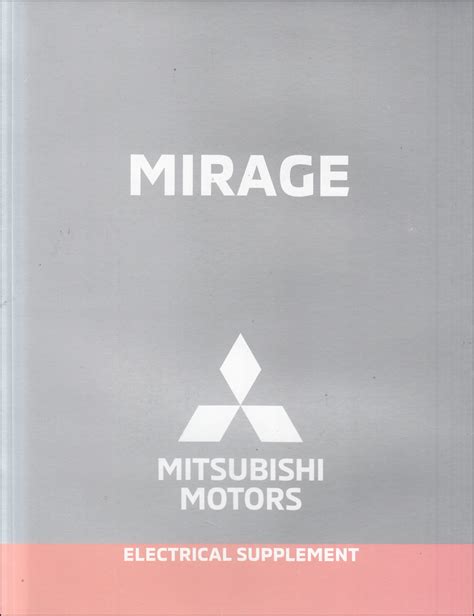 2019 Mitsubishi Mirage Manual and Wiring Diagram