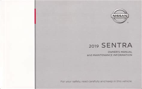 2019 Nissan Sentra Owner Manual Manual and Wiring Diagram