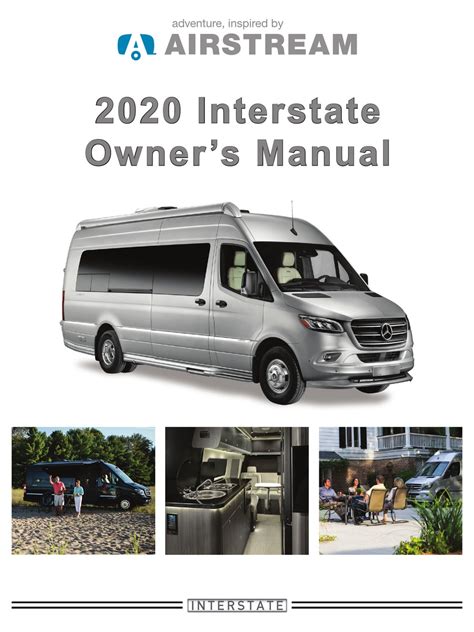 2020 Airstream Interstate Manual and Wiring Diagram