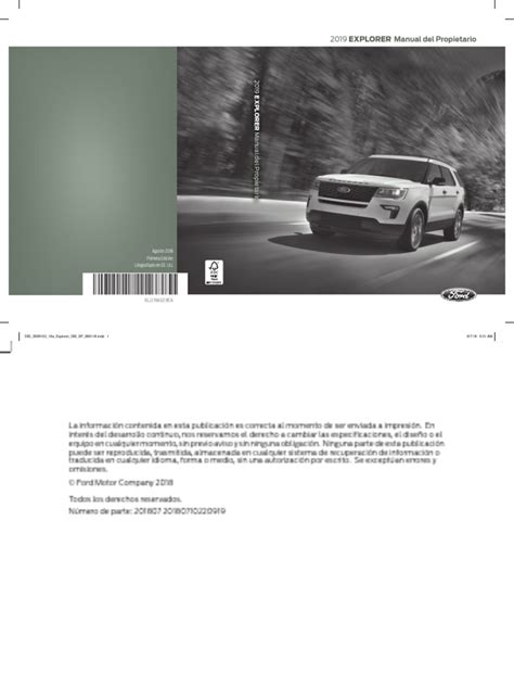 2020 Ford Explorer Version 1 OM EN US 03 2019 Manual and Wiring Diagram