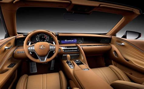 2023 Lexus LC 500 Convertible Interior