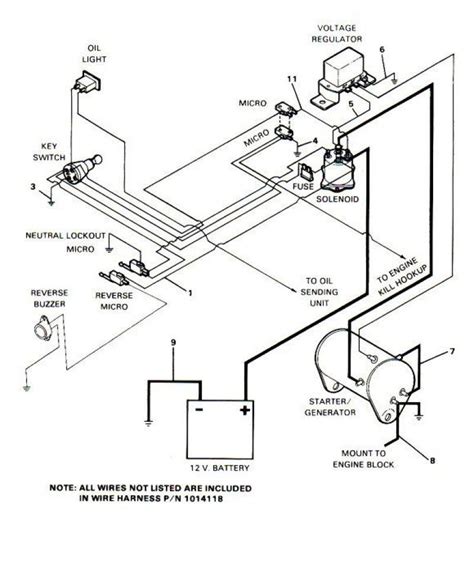 2100 Gas Golf Cart Wiring Diagram