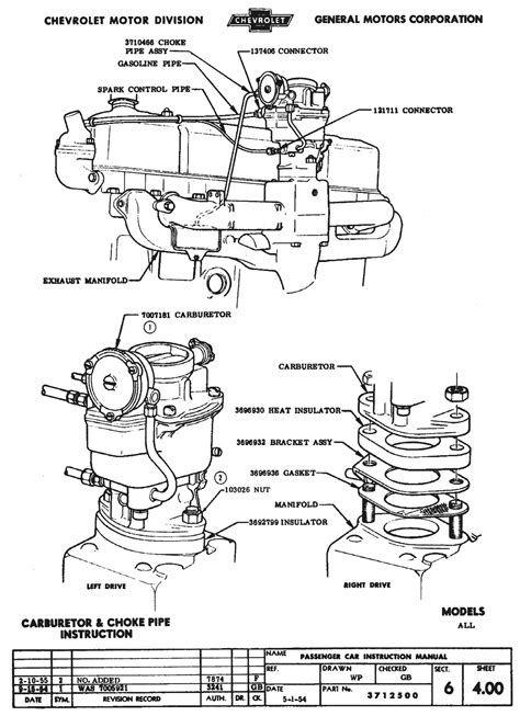 216 chevy carburetor diagram 