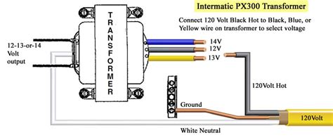 24 volt transformer wiring diagram 