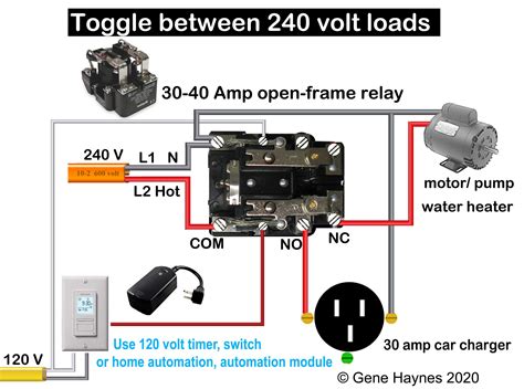 240 Volt Relay Wiring Diagram