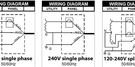 240 Volt Single Phase Wiring Diagram