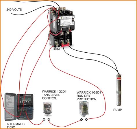 240 single phase wiring diagram relay 