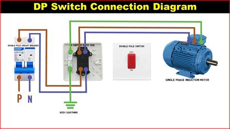 240v Double Pole Switch Wiring Diagram