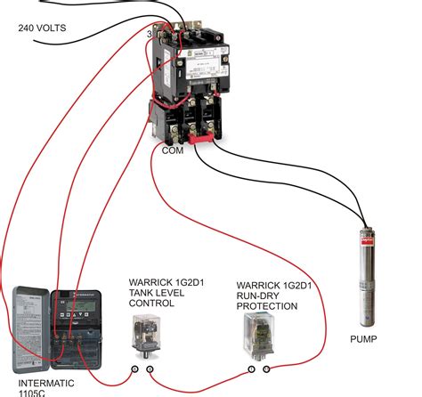 240v well pump wiring diagram pressure switch 