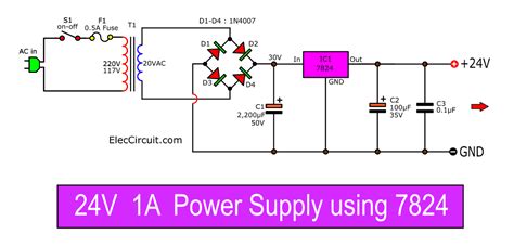 24vdc Power Supply Wiring Schematic