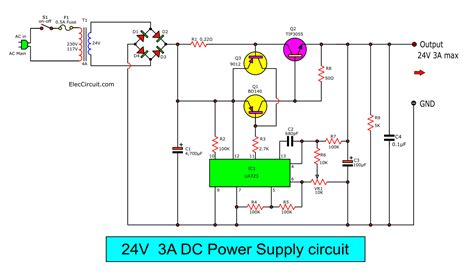 24vdc power supply wiring schematic 