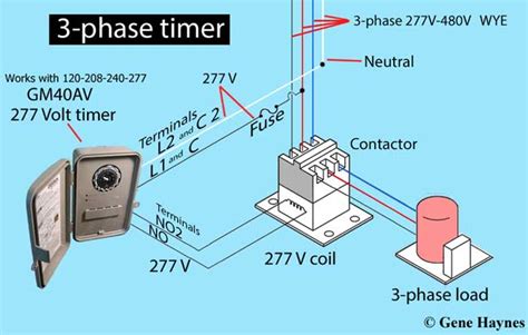 277 volt wiring diagram timer 