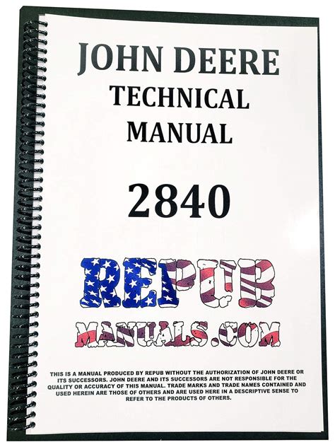 2840 John Deere Tractor Service Manual