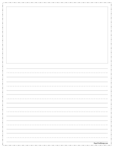 2nd Grade Writing Paper Printable Free