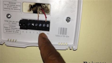 2wire Thermostat Wiring Diagram Youtube