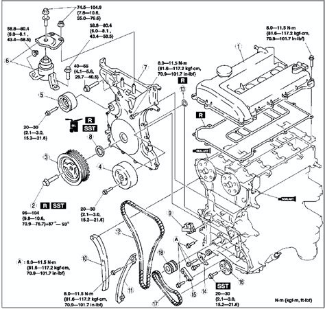 3 5l engine diagram of mazda 