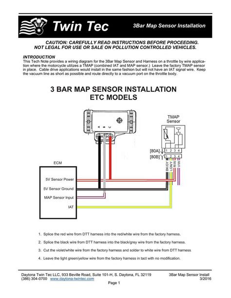 3 Bar Map Sensor Wiring Diagram