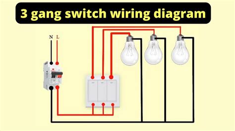 3 Gang Switch Box Wiring Diagram