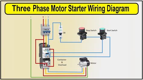 3 Phase Auto Starter Wiring Diagram