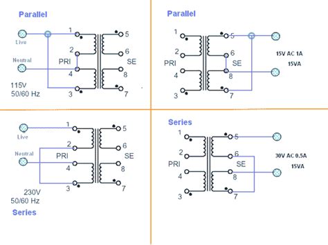 3 Phase Multi Tap Transformer Connection Diagram Wiring