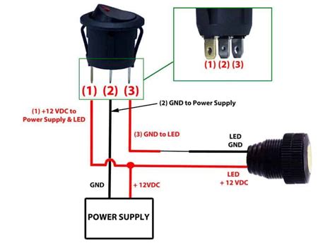 3 Pin Dc Switch Wiring Diagram