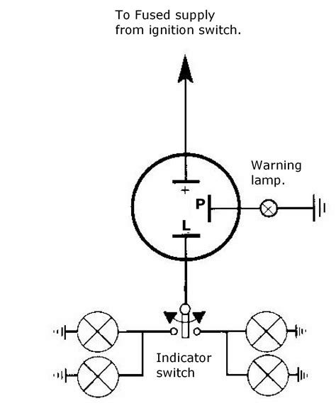 3 Pin Flasher Unit Wiring Diagram