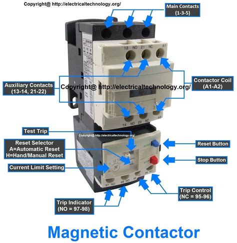 3 Pole Contactor Wiring Diagram