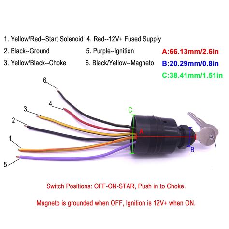 3 Pole Ignition Switch Wiring Diagram Mercruiser