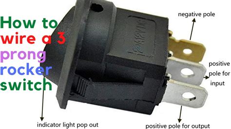 3 Prong Rocker Switch Wiring Diagram