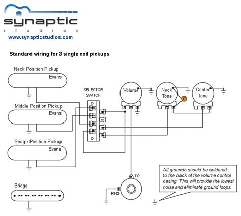 3 Single Coil Wiring Diagram