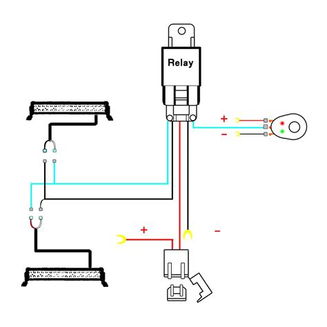 3 Way Light Switch And Relay Wiring Diagram With Driving