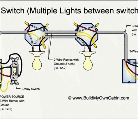 3 Way Multiple Light Wiring Diagram