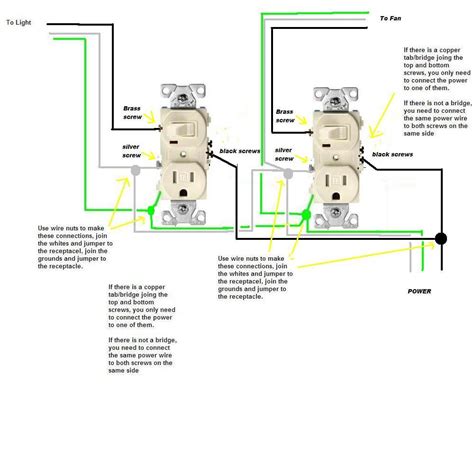 3 Way Switch Schematic Combo Wiring Diagram