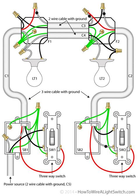 3 Way Switch Wiring Diagram 2 Lights