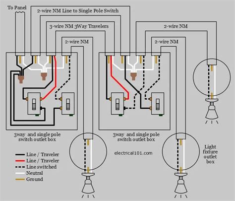 3 Way Toggle Switch Wiring Diagram Multiple Lights