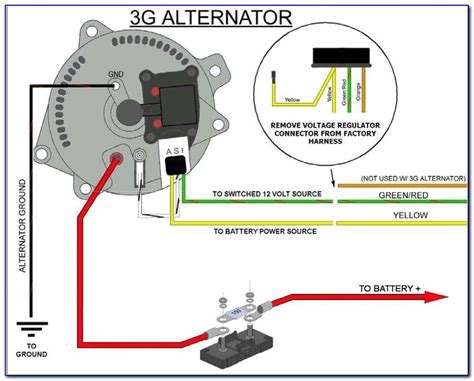 3 Wire Alternator Wiring Diagram