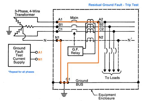 3 lamp ground fault detection wiring diagram 