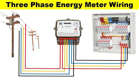 3 phase 4 wire electronic meter diagram 