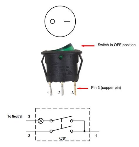 3 pin switch wiring diagram 