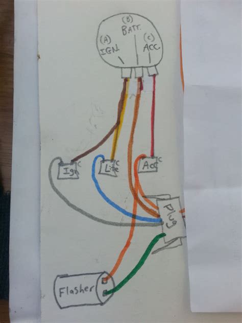 3 pole harley ignition switch wiring diagram 